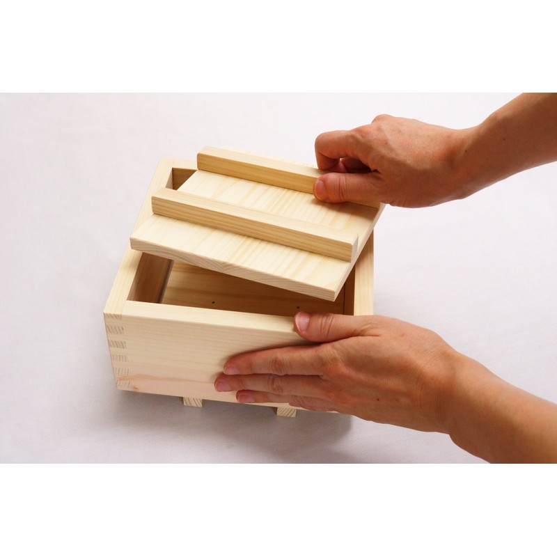 Ichihara Wood Place 桧 Press sushi type box Sushi 6