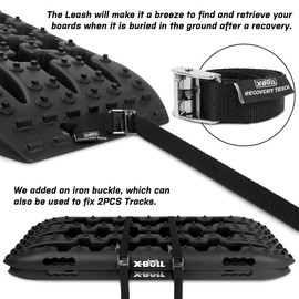 X-BULL New Recovery Traction Tracks Tire Ladder for Sand Snow Mud 4WD(Black)