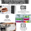 Juego de recipientes herméticos de plástico para almacenamiento de alimento