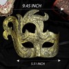 Maeaccx Masquerade Mask for Men, Phantom Opera Mask, Mardi Gras