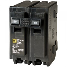 Square D Hom250cp 50a 2p 120/240v Standard Miniature Circuit Breaker Plug-in Mount