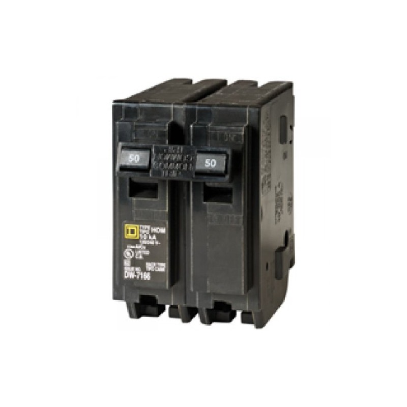 Square D Hom250cp 50a 2p 120/240v Standard Miniature Circuit Breaker