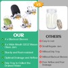 Kikerike Seed Sprouting Jar Kit with 4 Wide Mouth Mason