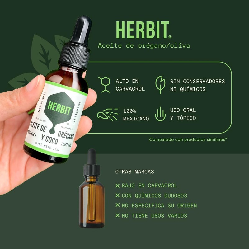 Kit 2 Aceites de Orégano Orgánico 80% Carvacrol – Frasco