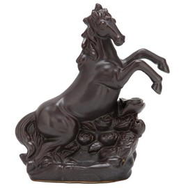 Running Horse Incense Burner Backflow Incense Holder Ornament for Bedroom Office Use