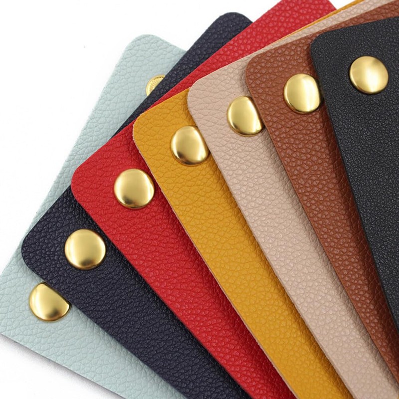 Vantobest 2 pezzi Manici per borsa con rivestimento in pelle,