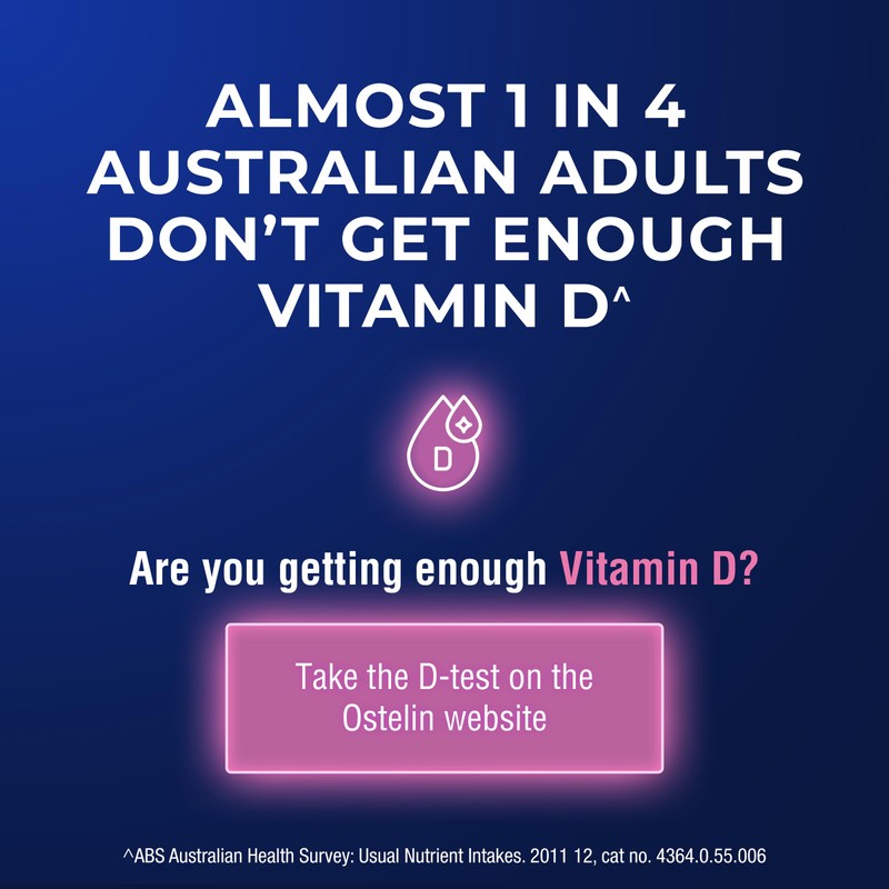 Ostelin Vitamin D3 1000IU Capsules 60 - Supports Bone Strength