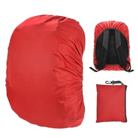 M METERXITY Waterproof Backpack Rain Cover, 30L-40L Waterproof Backpack Cover, Bag Rain Cover with a Carry Pouch for Hiking/Biking/Camping/Outdoor Traveling [Red]