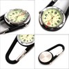 WONOLO Clip on Carabiner Luminous Face FOB Watch Digital for