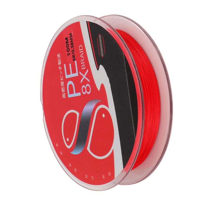 Fly Fishing Line PE 8 Strands 0.38mm Diameter 100m Length