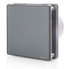 STERR grey bathroom fan with glass front