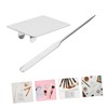 Hohopeti 1Set Makeup Mixing Palette Stainless Steel Foundation Mixing Tray