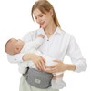 Bebamour Foldable Hip Seat Baby Carrier, Advanced Adjustable Waistband Extender