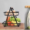 Clicmania Canasta Frutero Organizador 2 Niveles Exhibidor Multiusos