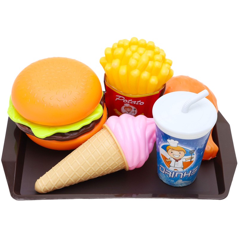 Toyland® 16 Piece Fast Food Playset - Pretend You're Eating