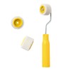 Paint Roller Kit(1 Handle+3 Roller Brushes),0.78inch Mini Paint Roller,Wool Tiny