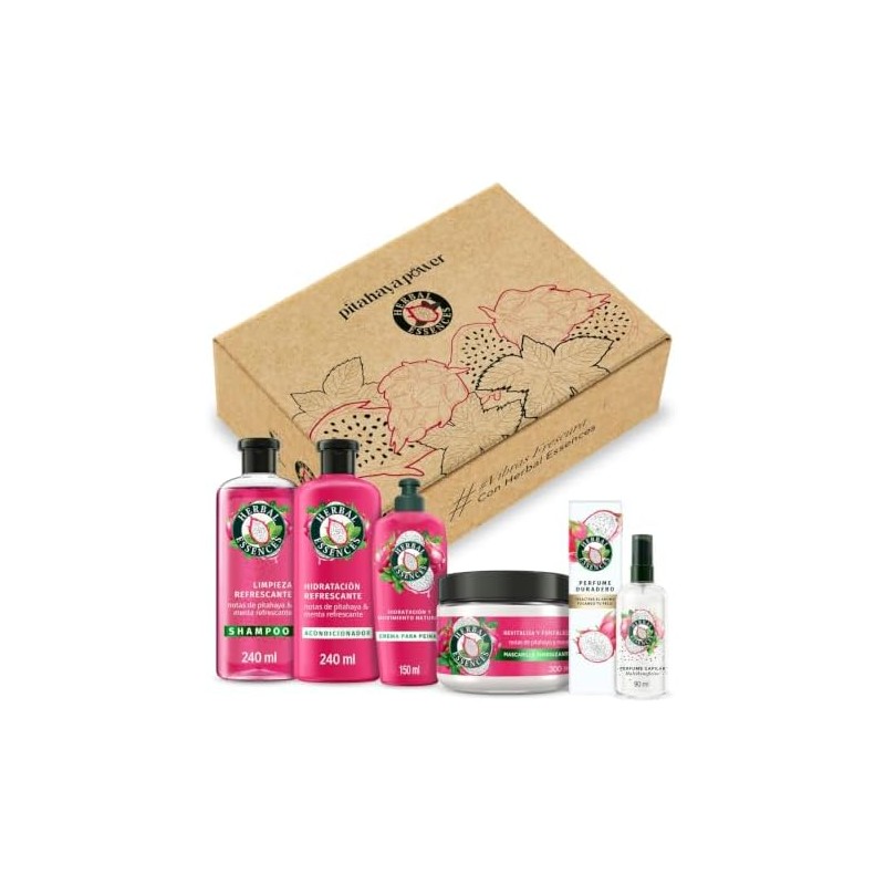 Herbal Essences VIBRAS FRESCURA Kit Exclusivo Pitahaya & Menta