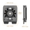 GUN & FLOWER MOLLE Adapter 2-Pack – Compact Gear Mount