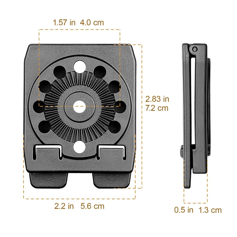 GUN & FLOWER MOLLE Adapter 2-Pack – Compact Gear Mount