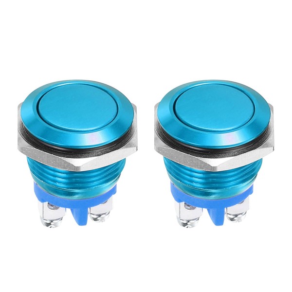 DMiotech 16mm / 5/8" Aluminium Alloy Momentary Push Button Switch