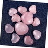 Ipetboom 2sets Love Heart Stones for Chakra Balancing Healing Gemstones