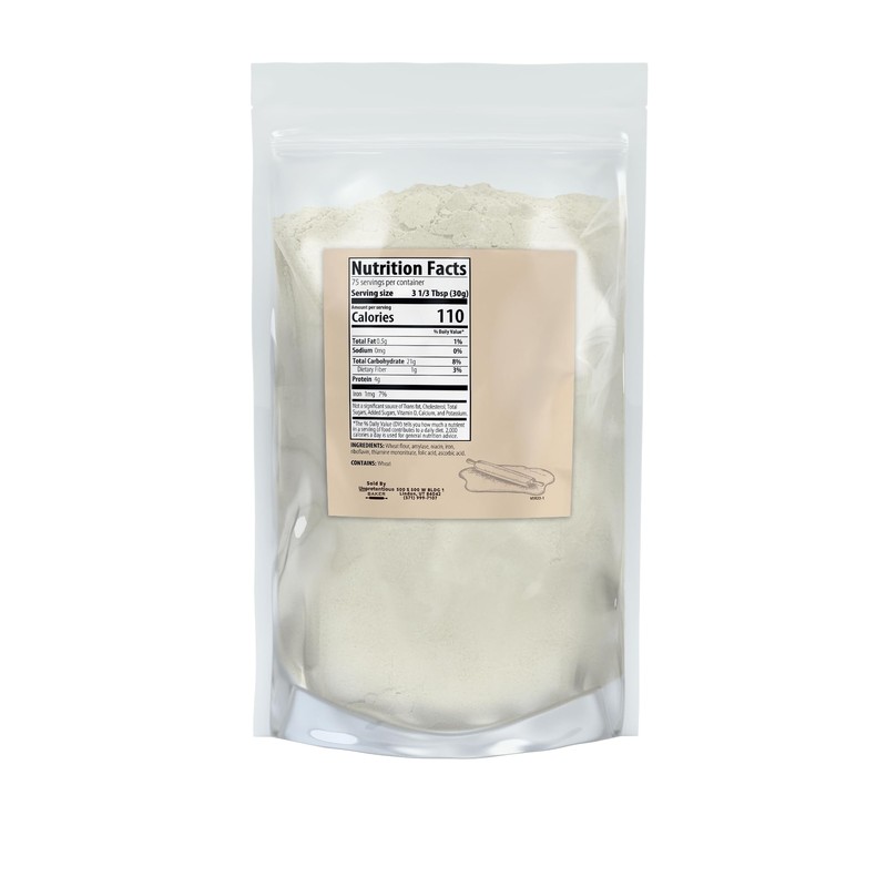 Unpretentious High Gluten Flour, (5 lb), Artisan Bread, Bagels, Pizza