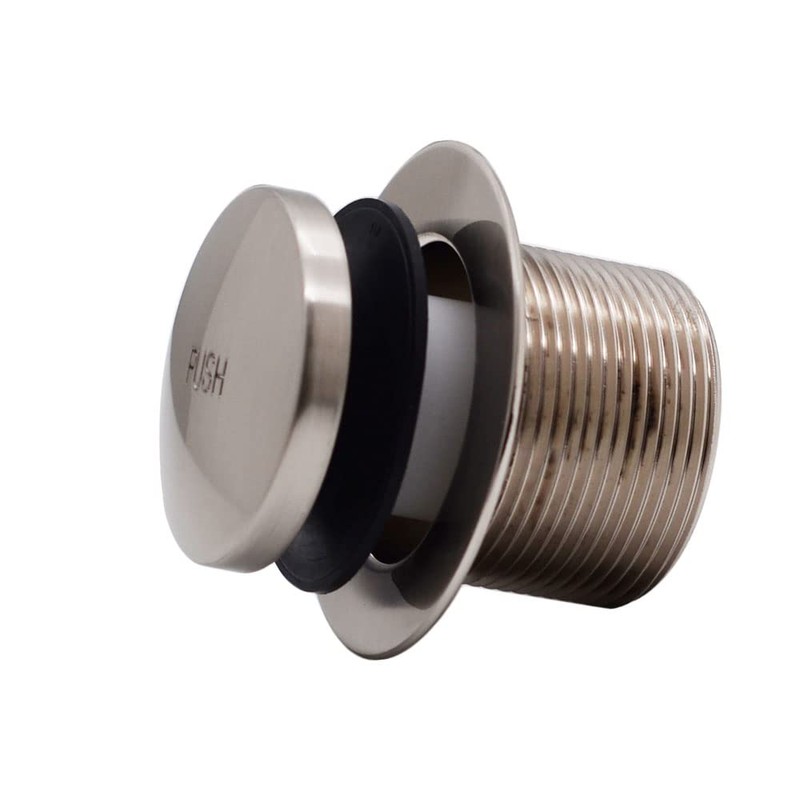 Westbrass D3322-20 1-1/2" NPSM Tip-Toe Bathtub Drain Plug - Coarse