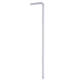 QUARKZMAN Ball End Hex Key 2.5mm L Shape Long Arm Hex Wrench Metric Wrench Chrome Vanadium Steel Repair Tool for DIY Silver