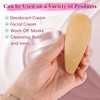Hpmjz 8 pcs Bamboo Deodorant Cream Applicators Multi-functional Facial Applicator