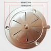 Ventilation rosette ventilation plate gill fan stainless steel ventilation rosette,
