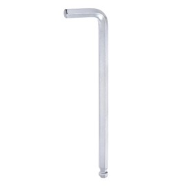 sourcing map Ball End Hex Key Wrench 12mm L-Shape Extra Long Arm Hexagon Metric Wrenches Chrome Vanadium Steel Repairing Tool for Home Repair, Silver Tone