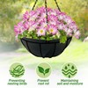 Sumloty 4 Pack 16 Inch Fabric Planter Basket Liner- Felt