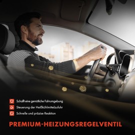 Frankberg Coolant Control Valve 2-Pin Compatible with 3 Series E46 1.6L-3.0L 1998-2005 5 Series E39 2.0L-3.0L 1995-2003 X3 E83 2.5L 3.0L 2003-2006 Replace# 6411837 5443