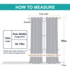 NICETOWN Thermal Insulated 100% Blackout Curtains, Noise Reducing Performance Drapes