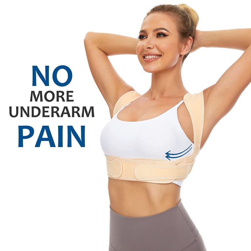 Vicorrect Posture Corrector for Women and Men, Adjustable upper back