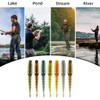 SURALIN Fishing Lure, Rubber Fish, Black Loach Professional Bait, Pike
