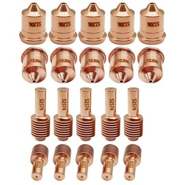 CZlewan 10Pcs 52574 Electrode 10Pcs 51206 Nozzle for Razorweld X45 Vipercut 30 Plasma Cutting Consumables