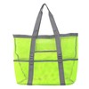 Miracic Mesh Bag, Large Capacity, Stylish, Simple, Shoulder Tote, Pool,