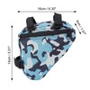 X AUTOHAUX 16x14x4cm Bike Saddlebag Bicycle Frame Bag Tool Pouch