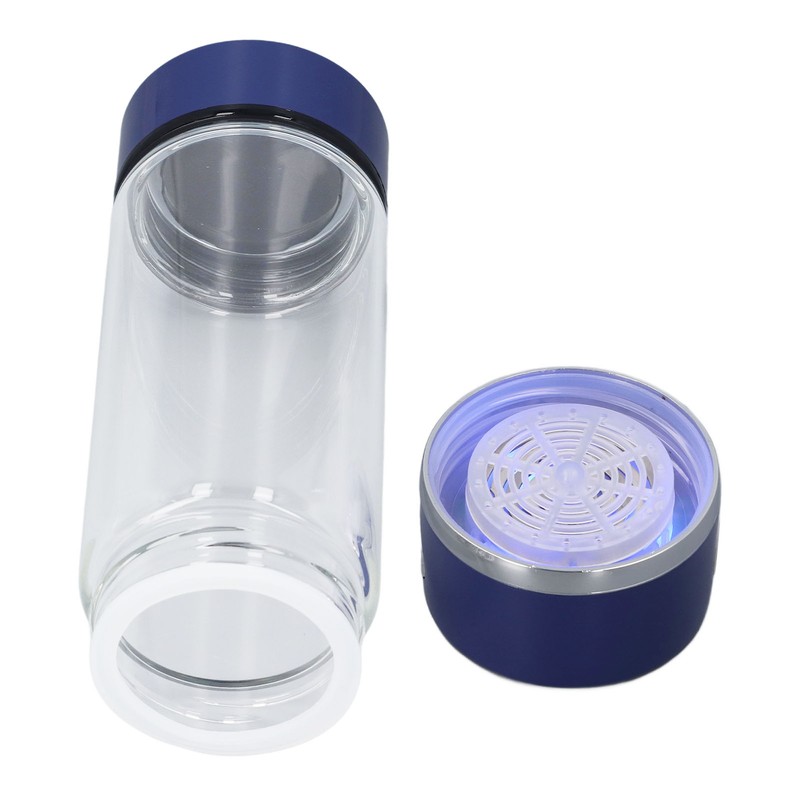 Hydrogen Water Bottle 420ml 3 Minute Rapid Electrolysis Hydrogen Rich