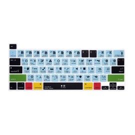WYGCH Davinci Resolve Silicone Shortcuts Keyboard Cover Skin for MacBook Pro 16 inch A2141 2019 2020 Pro 13.3 inch A2338 M1/A2251/A2289 with Touch Bar and Touch ID US Version
