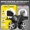 NUOZE Duel Spinner Luggage Wheels Replacement for Suitcase, Wheels Parts