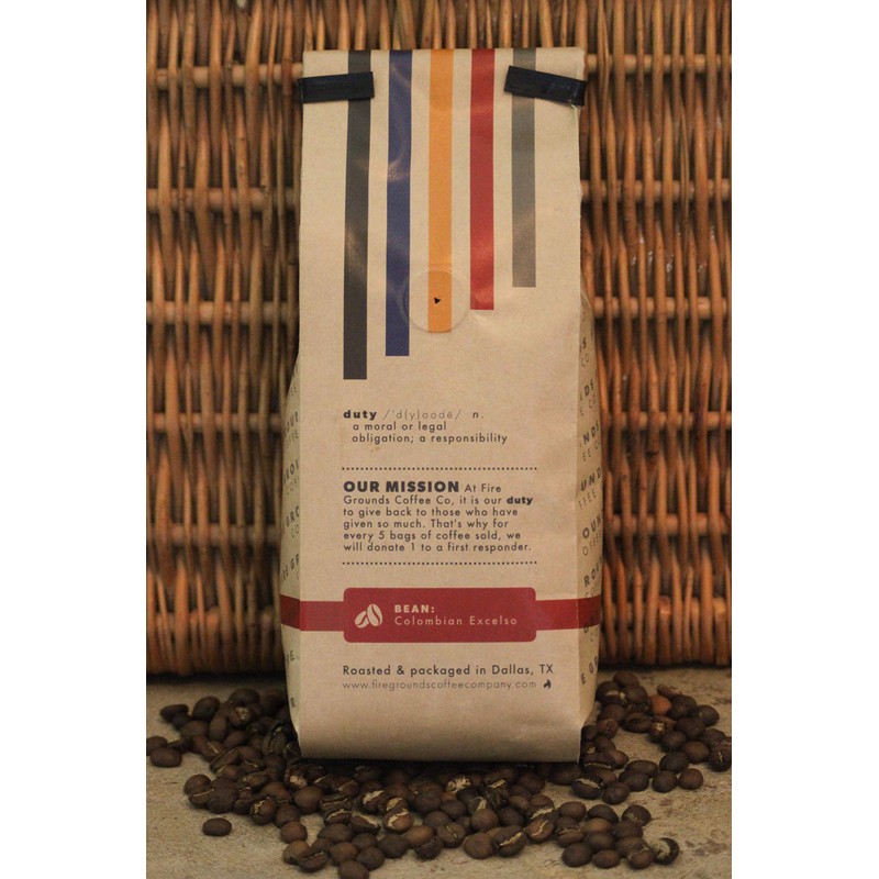 Fire Grounds Coffee Company Rescue Roast (1lb) Light Roast Whole