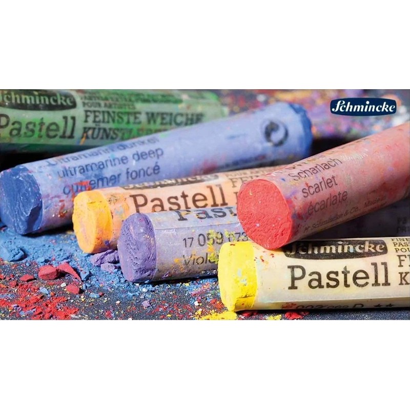 Schmincke Soft Pastel Cardboard Box Set - 15 Sticks. General