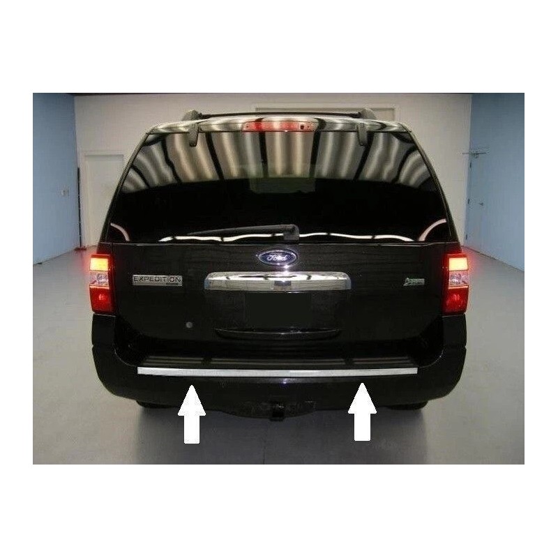 Automotive Authority CHROME REAR BUMPER TRIM TAILGATE MOLDING PACKAGE For
