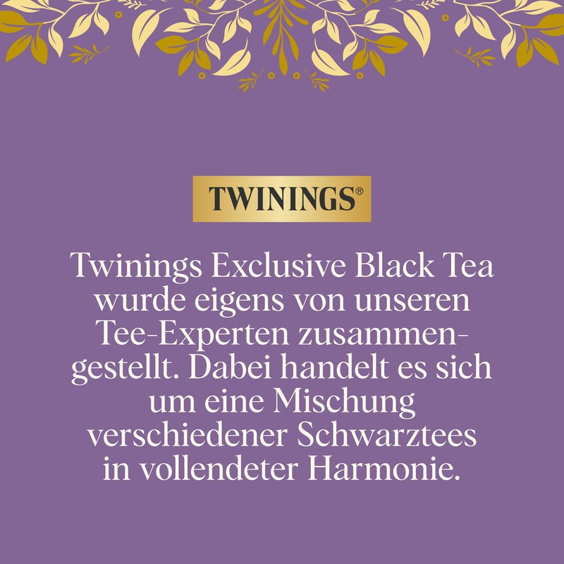 Twinings Black Tea Exclusive Black Tea - Premium Black Tea