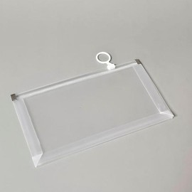 SellerHub Stand Clear Zipper File Transparent Pocket Pouch B6 (S11489599) / 스탠드 클리어 지퍼 파일 투명 포켓 파우치 B6 (S11489599)