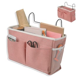 zalati Bedside Storage Pocket Bedside Caddy Organizer Pocket Hanging Baskets Organiser for Bed Rails, Sofa, Bunk Bed on School Dorm Room
