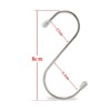 KEESIN 15 PCS S Shaped Metal Hanging Hook Stainless Steel