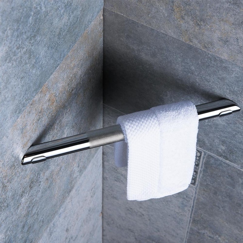 Sanliv Corner Shower Foot Rest for Shaving Legs,Chrome Pedicure Foot